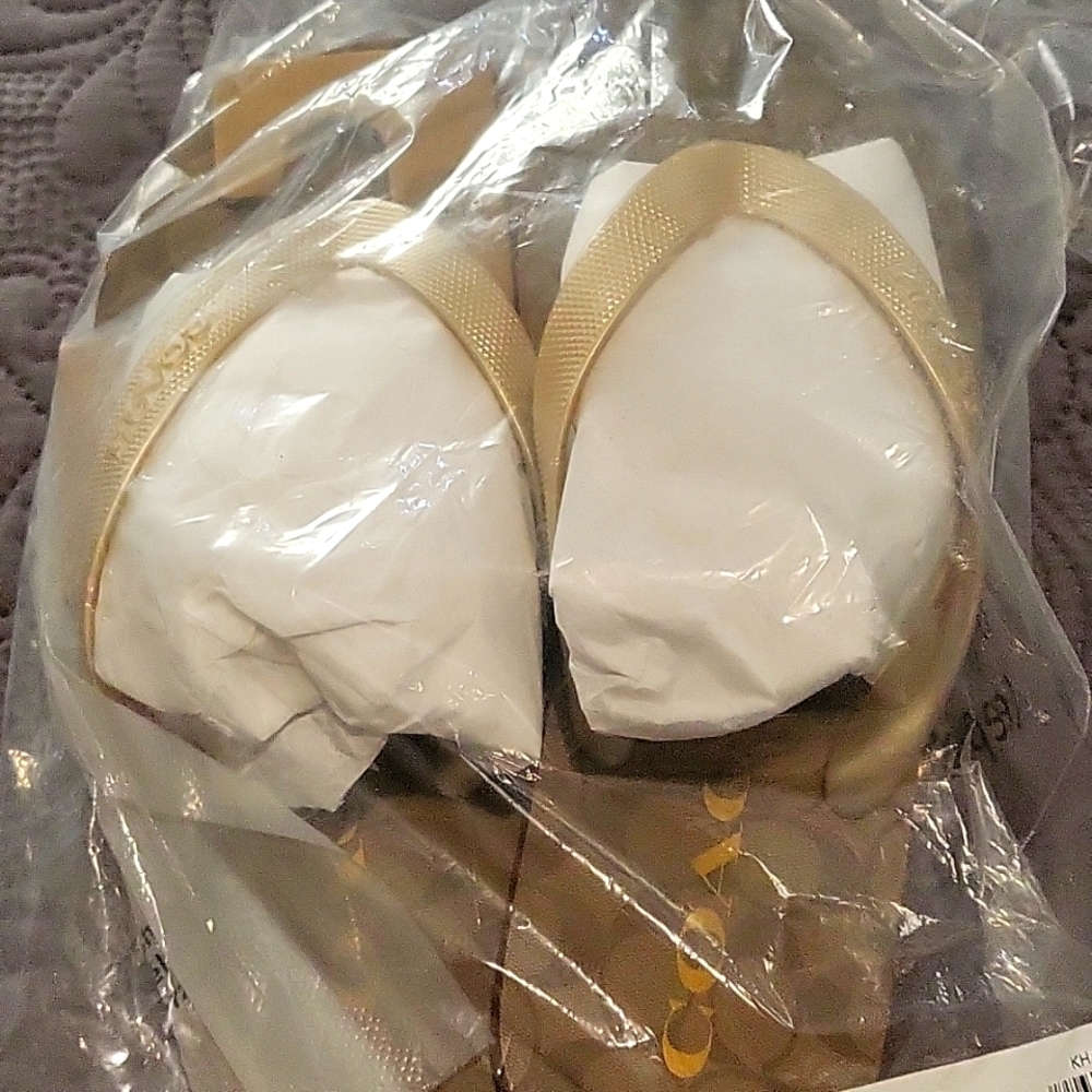 Coach brand new in the bag flip flops